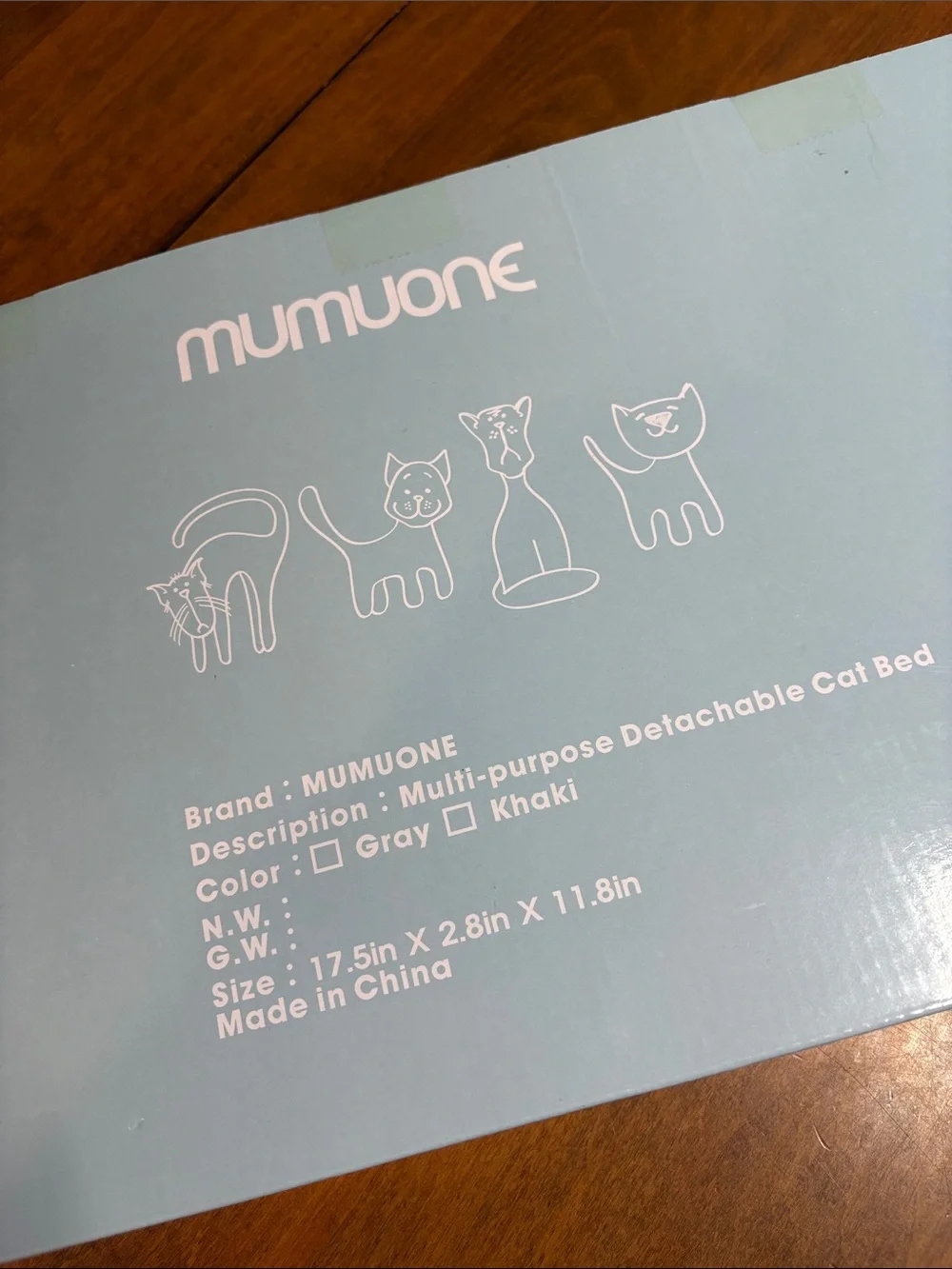 MUMUONE Multi-purpose Cat Bed - Khaki